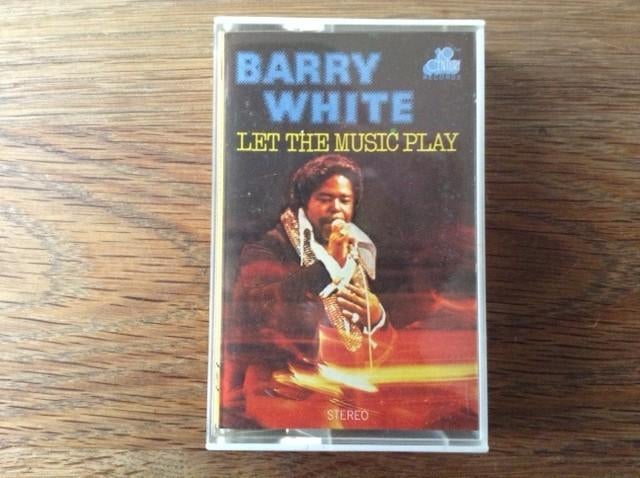 muziekcassette barry white, Cd's en Dvd's, Cassettebandjes, Ophalen of Verzenden, R&B en Soul, 1 bandje, Origineel