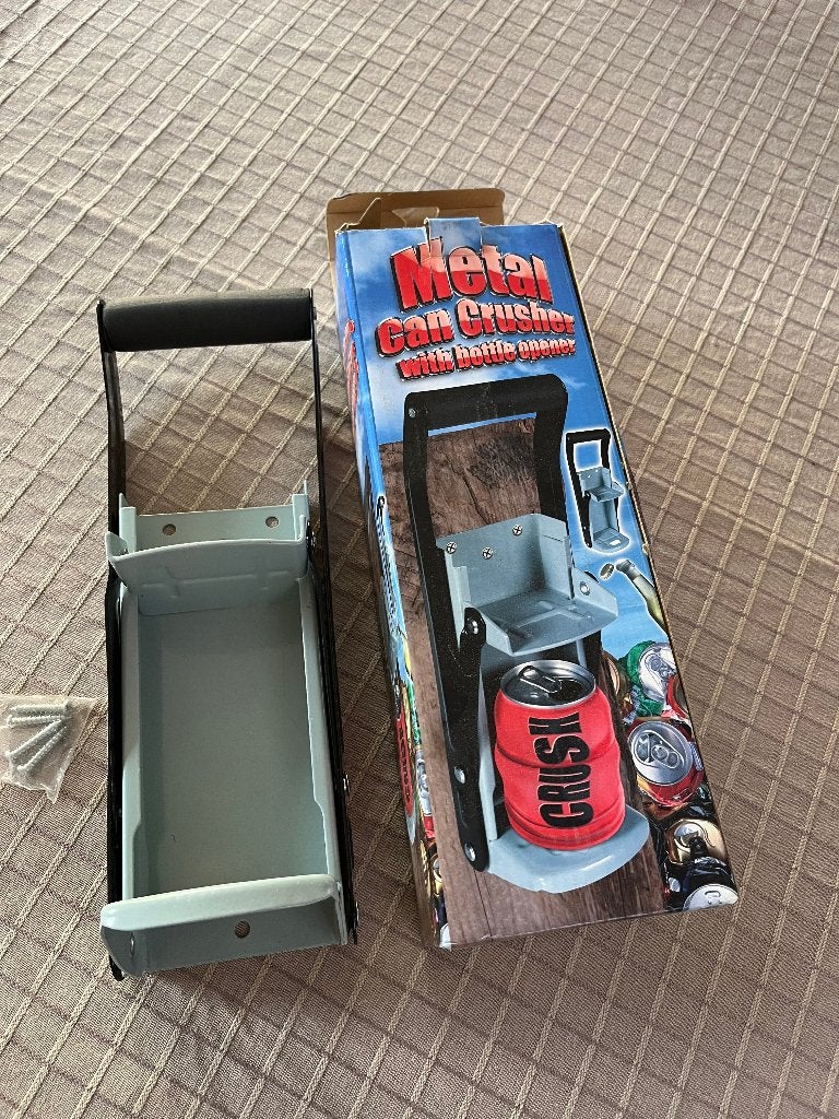 Can crusher Blikpers met flesopener, Verzamelen, Ophalen, Nieuw, Flesopener