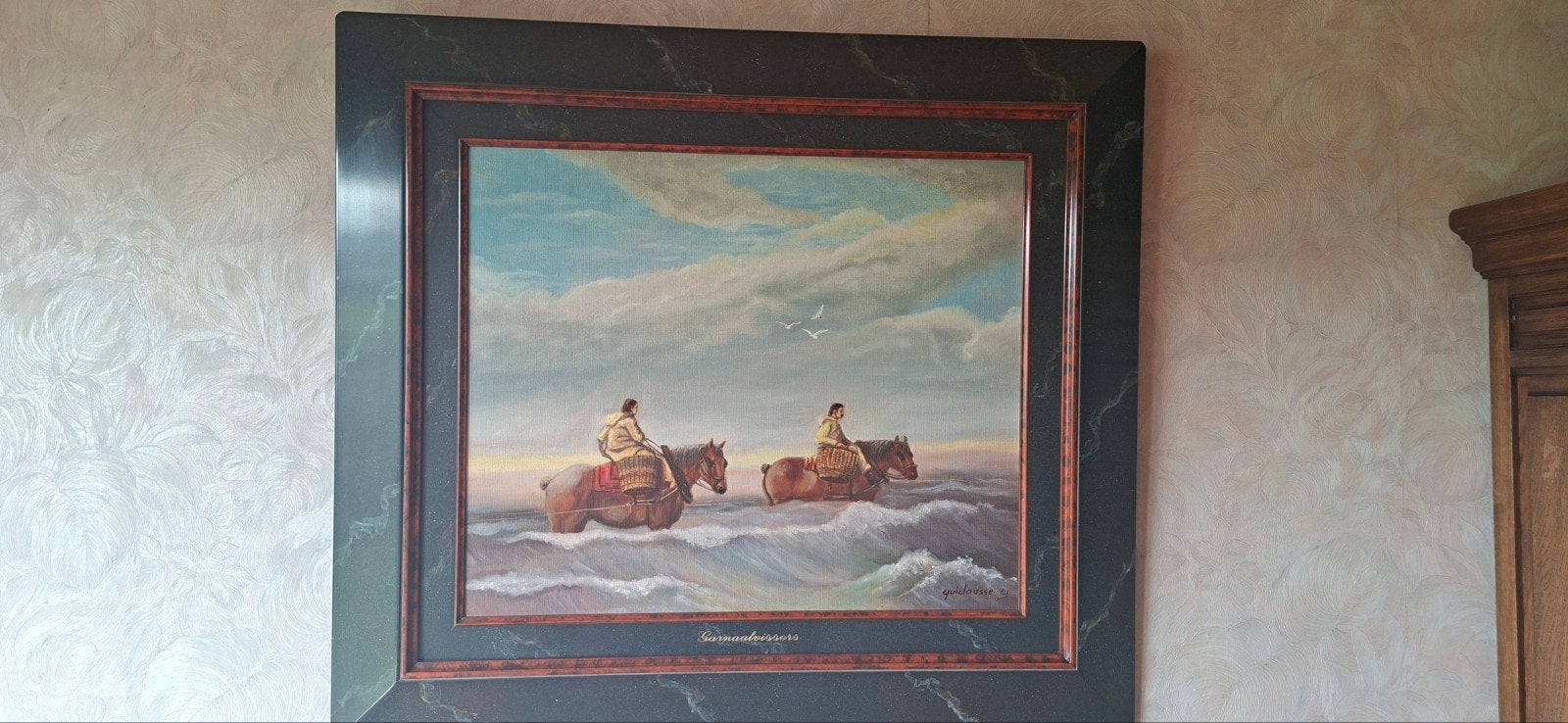 de garnaalvissers van G.Quidousse, Enlèvement