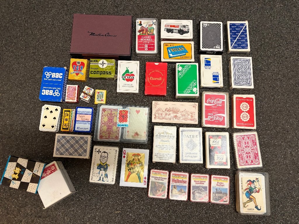 Verzameling Oude speelkaarten + jokers, Verzamelen, Ophalen of Verzenden, Speelkaart(en)