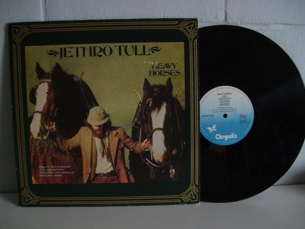 JETHRO TULL  heavy horses, Enlèvement ou Envoi, Avec pochette intérieure, LP, 12 pouces