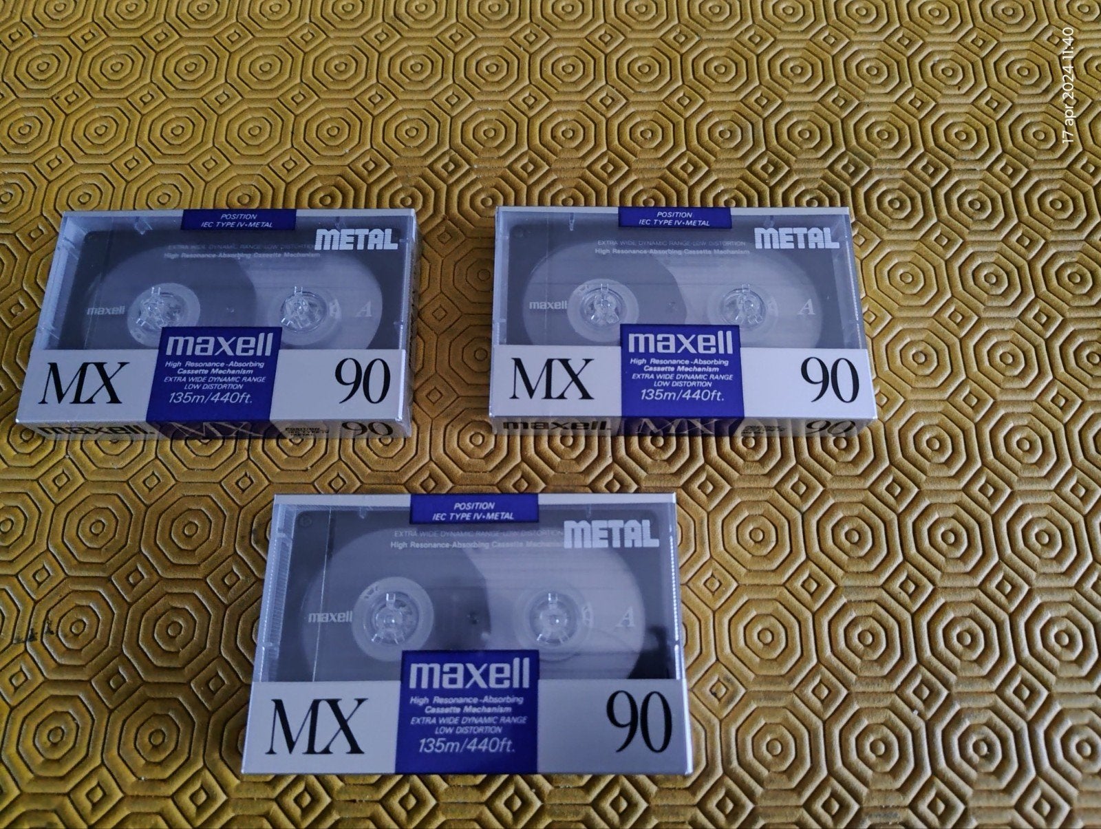 3 origineel gesealde Maxwell MX90 audiocassettes, Ophalen of Verzenden, Origineel