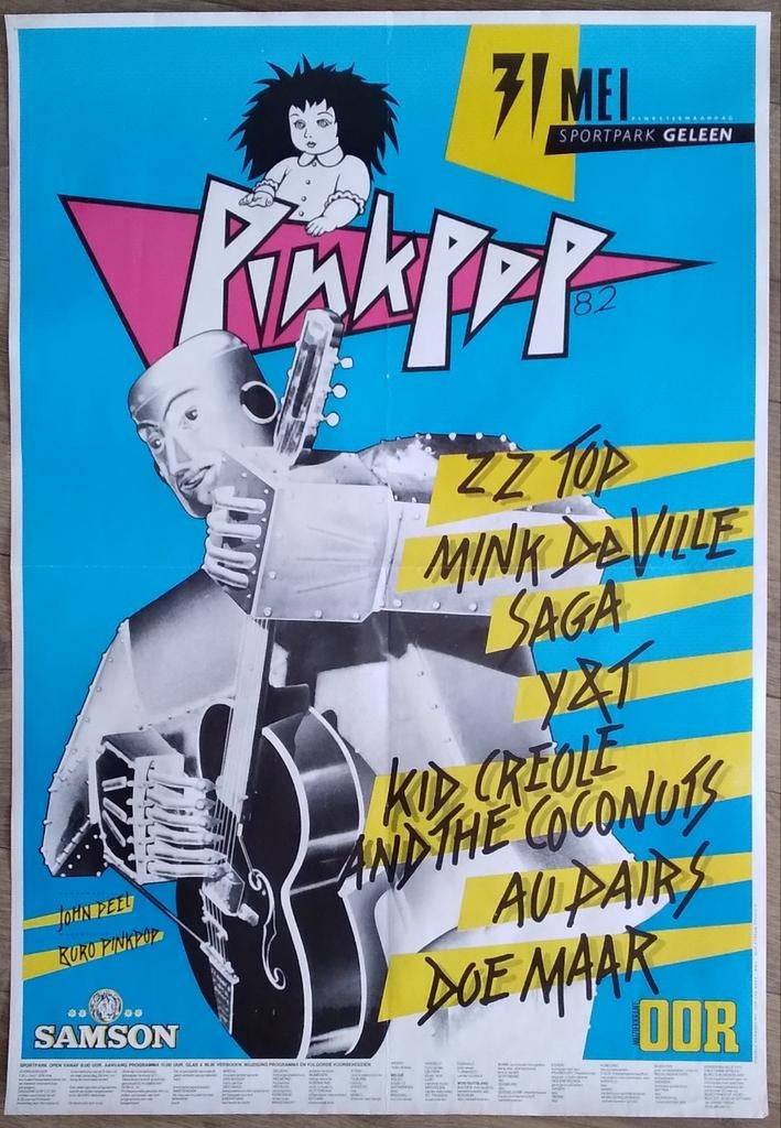 Pinkpop poster, Ophalen of Verzenden
