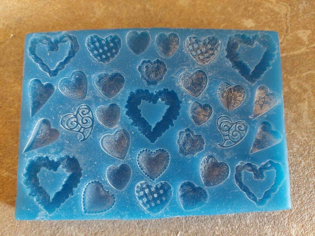 Siliconen mal voor mini hartjes, Hobby en Vrije tijd, Ophalen of Verzenden, Zo goed als nieuw, Taarten of Cupcakes, Overige typen