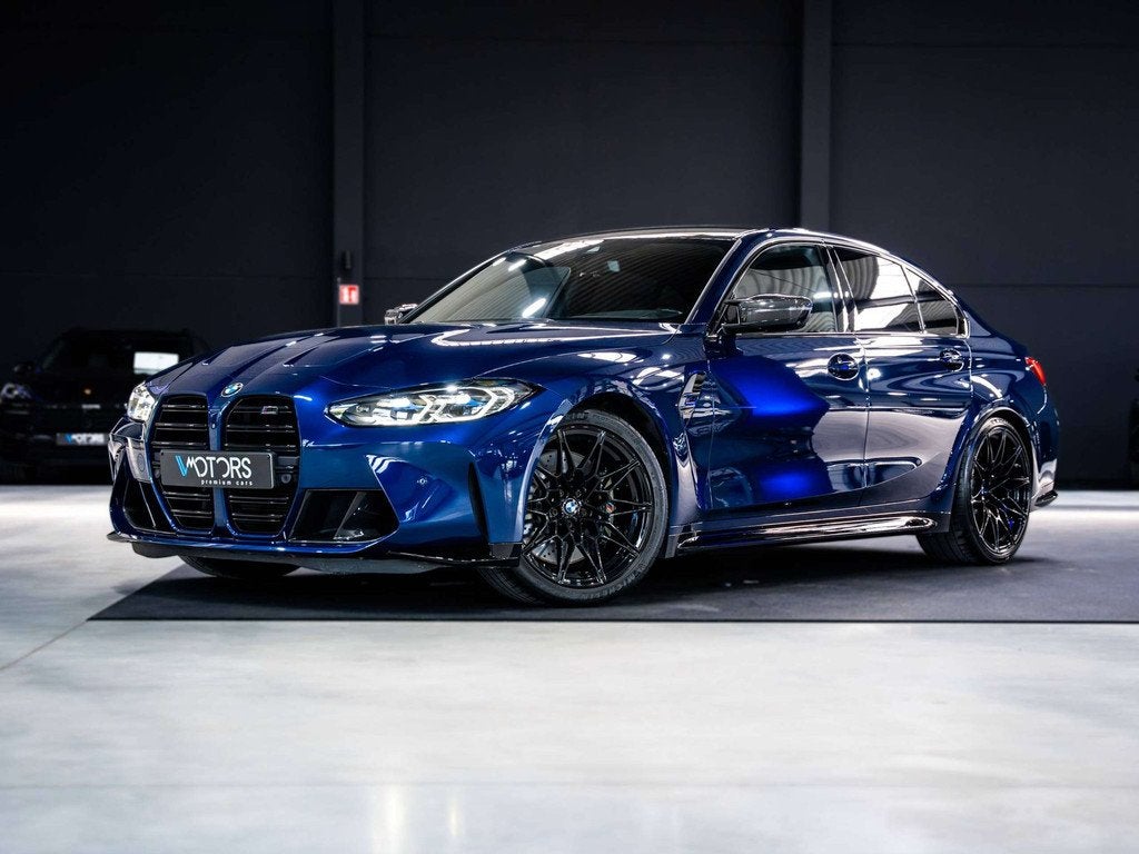 BMW M3 3.0 AS Competition - Laser lights - M Drive Professio, 4 deurs, Achterwielaandrijving, Blauw, Leder