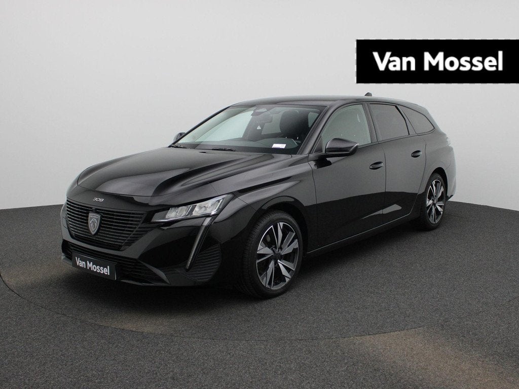 Peugeot 308 SW 1.2 PureTech 130 S&S EAT8 Allure NAVI | CAM |, Auto's, Stof, Gebruikt, Zwart, 5 deurs