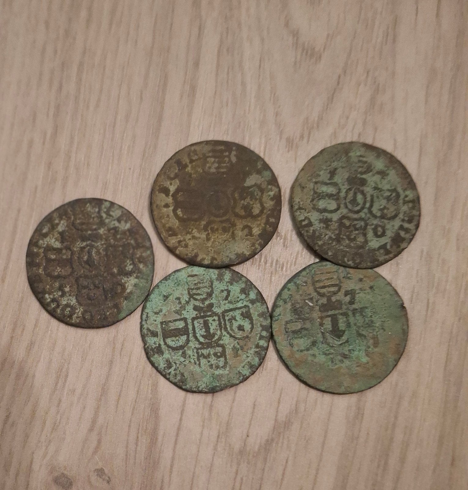 Liard munten 1750-1752, Timbres & Monnaies, Enlèvement ou Envoi