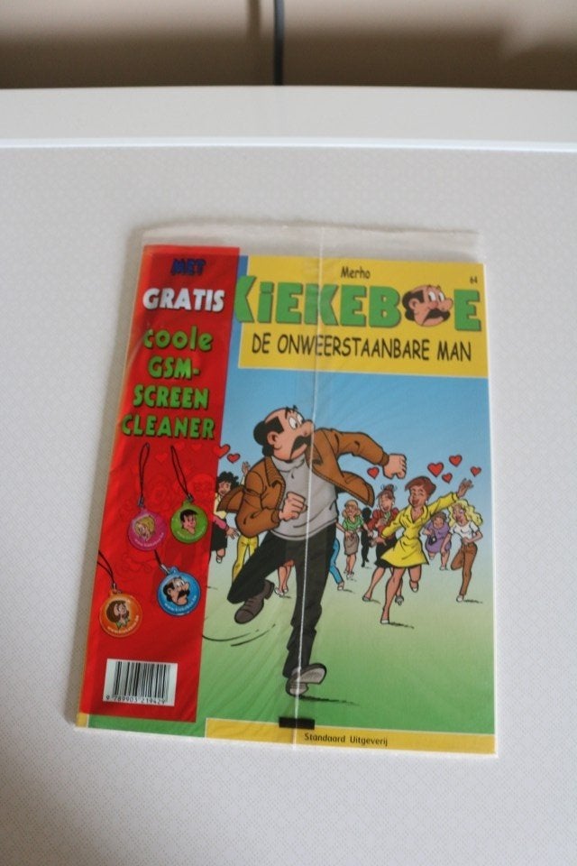Kiekeboe 64:De onweerstaanbare man (sealed+gsm screen clean), Eén stripboek, Ophalen of Verzenden, Nieuw