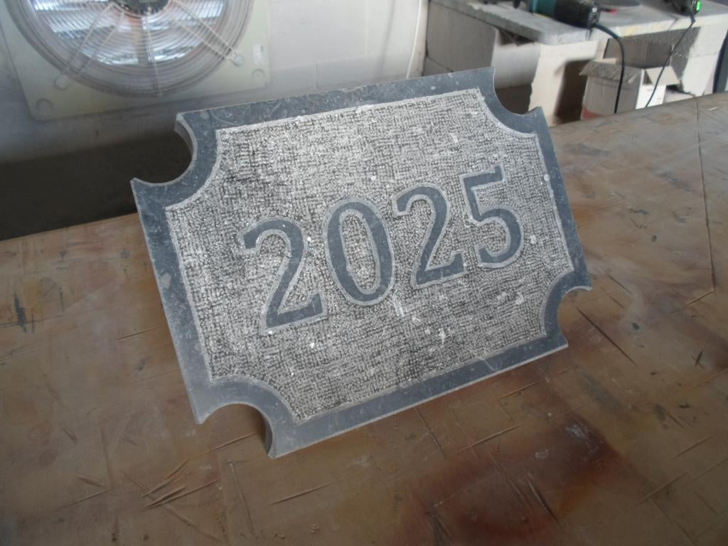 Chiffre de maison en pierre bleue, Jardin & Terrasse, Pavé & Dalles, Neuf, Autres types, Pierre naturelle, Enlèvement