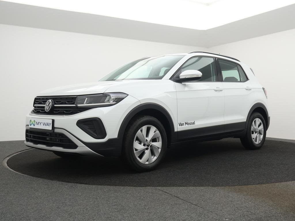 Volkswagen T-Cross T-Cross 1.0 TSI Life OPF, Auto's, Volkswagen, T-Cross, Handgeschakeld, SUV of Terreinwagen, Wit