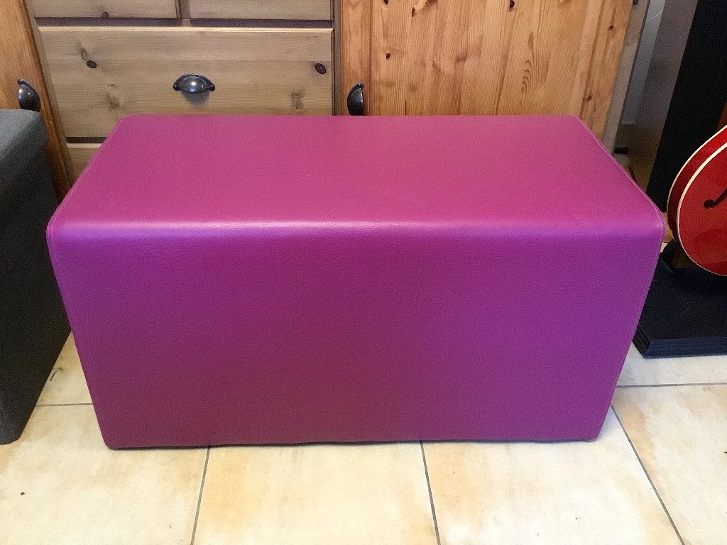 pouf, Enlèvement ou Envoi, Utilisé, Rectangulaire, Autres matériaux