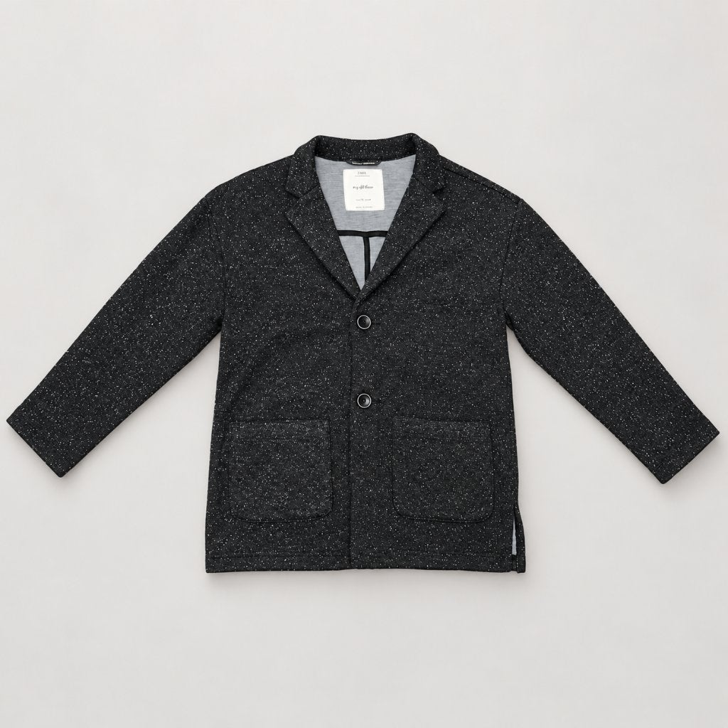 Blazer Zara Boys maille chinée 10 ans 140 cm, Enfants & Bébés, Enlèvement ou Envoi, Utilisé, Garçon, Pull ou Veste