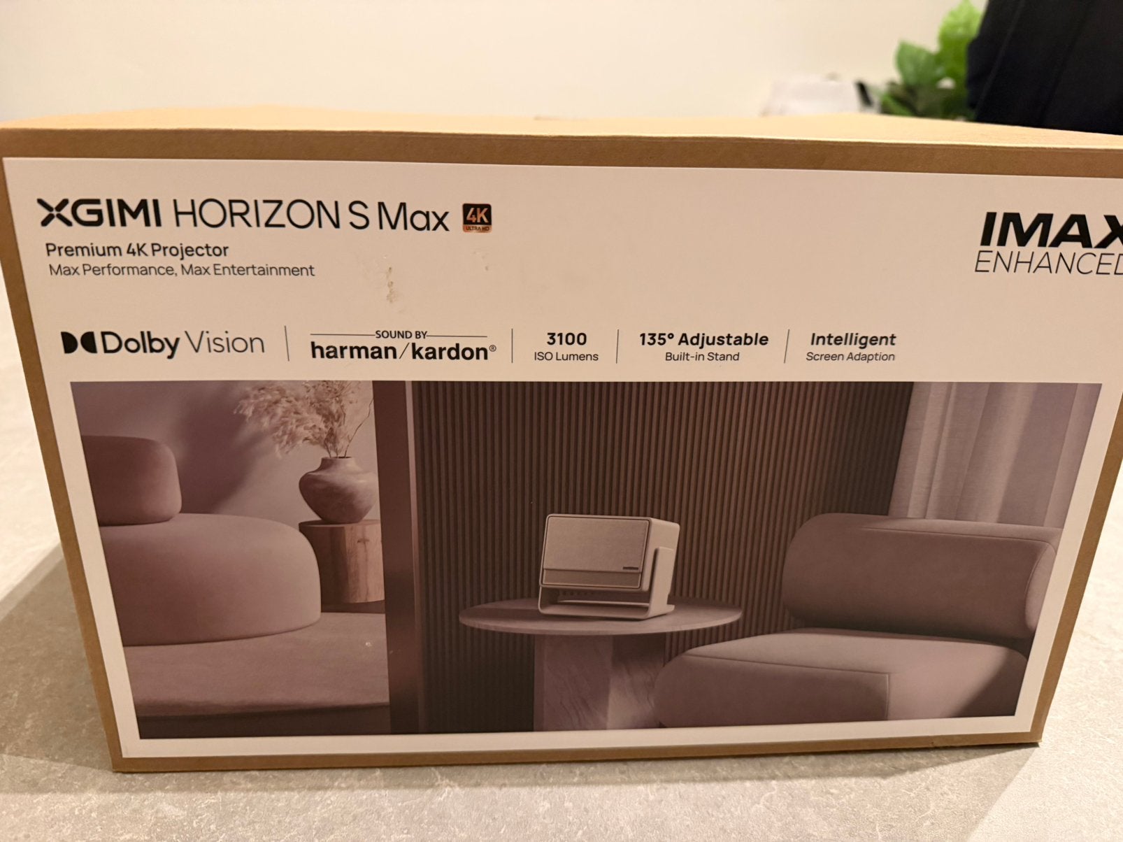 Beamer te koop, Neuf, Enlèvement ou Envoi, Ultra HD (4K), Xgimi-horizon-s-max