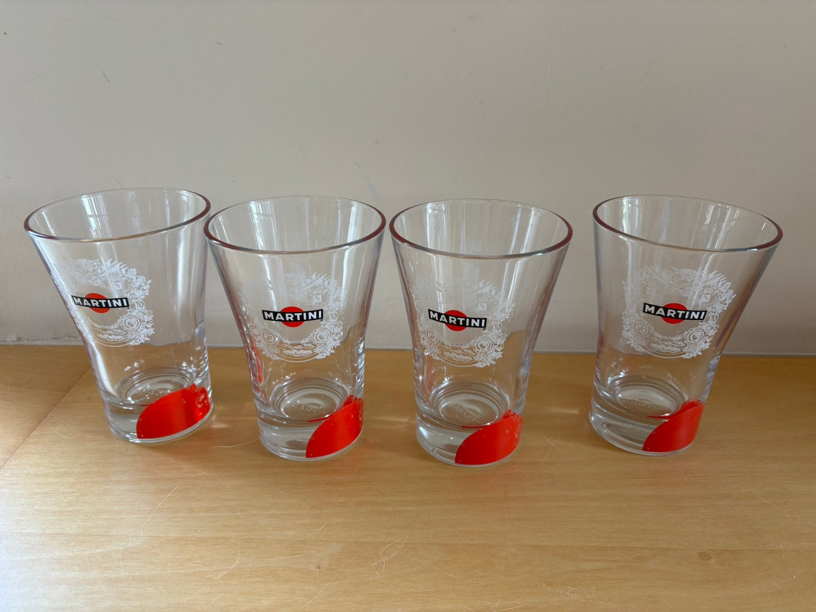 4 verres à martini, Enlèvement ou Envoi, Comme neuf