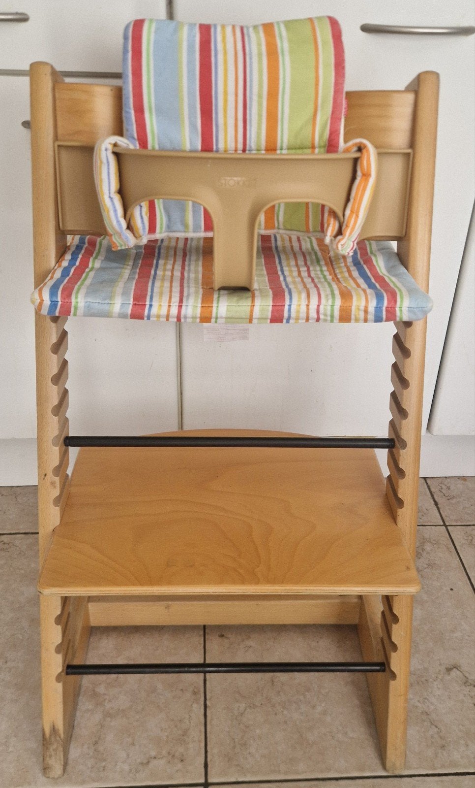 Stokke Tripp Trapp met babyset en kussenset, Kinderen en Baby's, Ophalen