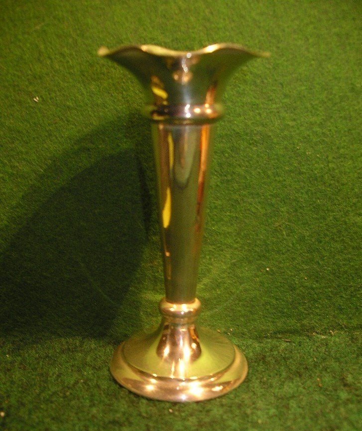 VASE SOLIFLORE ART DECO EN ARGENT POINCON WOLFERS+800, Enlèvement ou Envoi, Argent