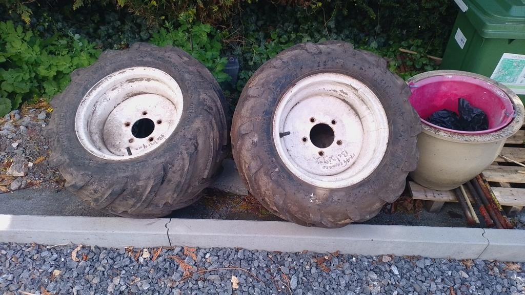 Roues tracteur tondeuse, Enlèvement