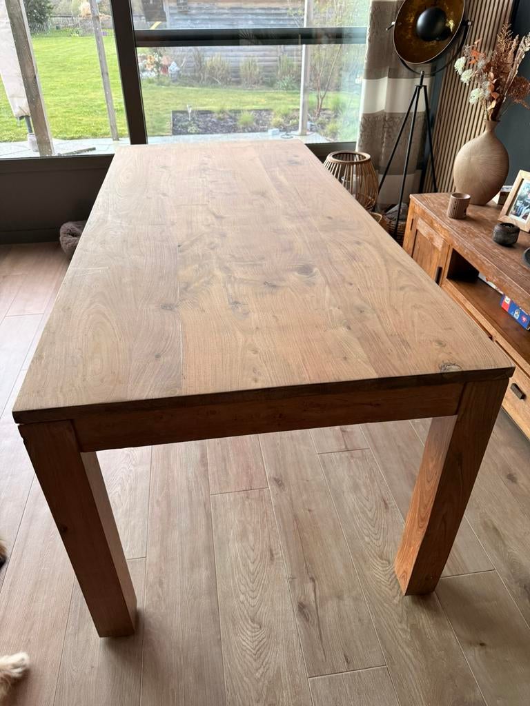Table d intérieur en teck massif, Enlèvement, Comme neuf, Teck