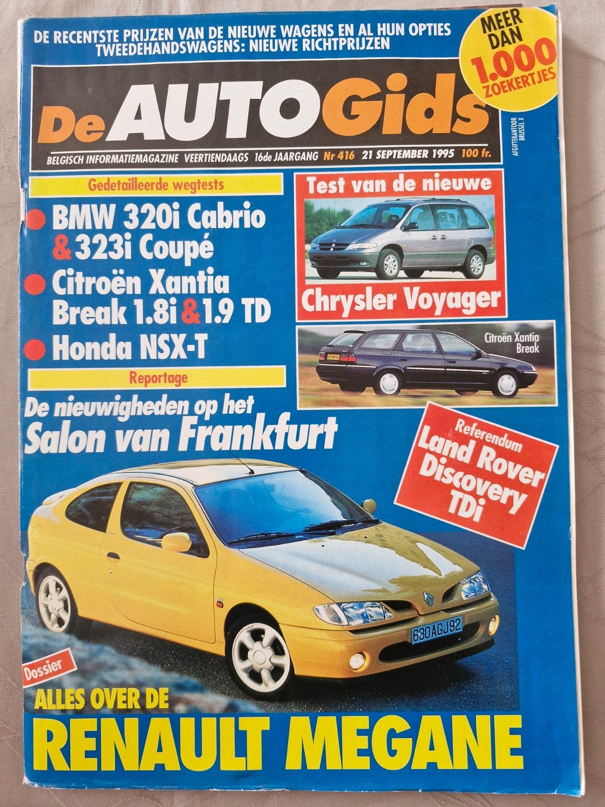 Autogids 416, Boeken, Ophalen of Verzenden
