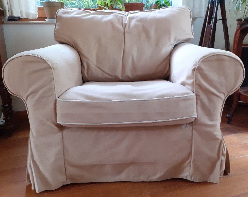 Fauteuil IKEA EKTORP, 75 à 100 cm, Comme neuf, Landelijk, Enlèvement