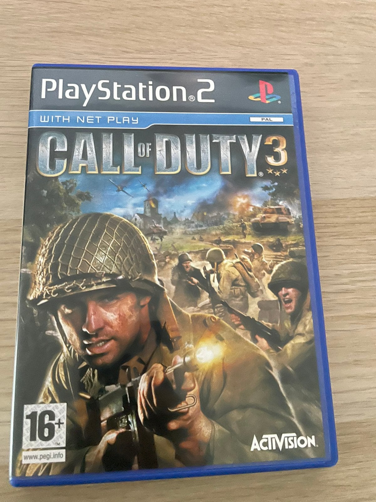 Call Of Duty 3 ps2-spellen (Engels), Games en Spelcomputers, Ophalen, Zo goed als nieuw