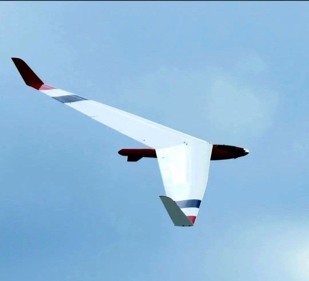 Smg Sirion 3 mtr. Nurflugel rc electro zwever.Hacker motor, Hobby en Vrije tijd, Modelbouw | Radiografisch | Vliegtuigen, Ophalen