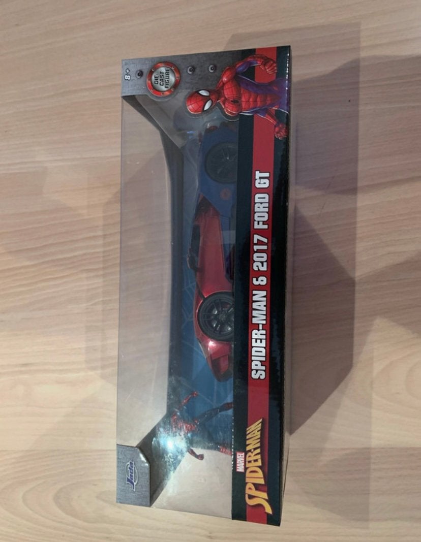 Jada Toys - Marvel Spiderman 2017 Ford GT 1:24, Enlèvement ou Envoi, Neuf