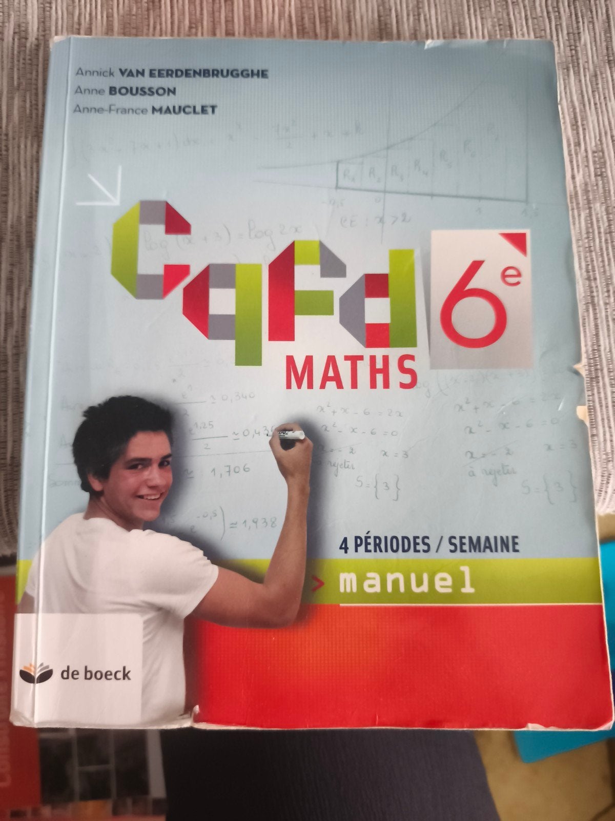 CQFD 6e maths. 4 périodes manuel, Livres, Enlèvement ou Envoi