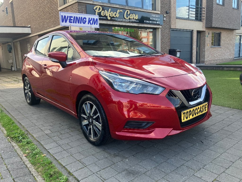 NISSAN MICRA -TOPSTAAT- 52.000 KM - VELE OPTIES - TEKNA, Autos, Achat, Euro 6, Entreprise, Boîte manuelle