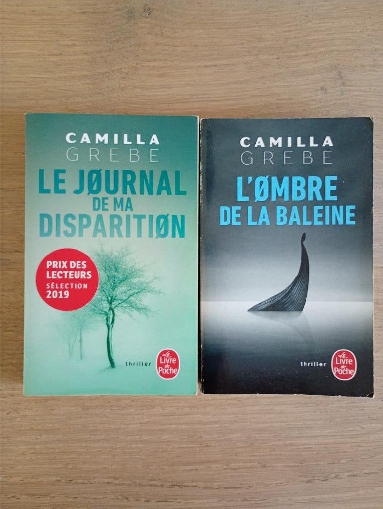 Lot 2 Camilla Grèbe en poche, Enlèvement ou Envoi, Utilisé, Scandinavie