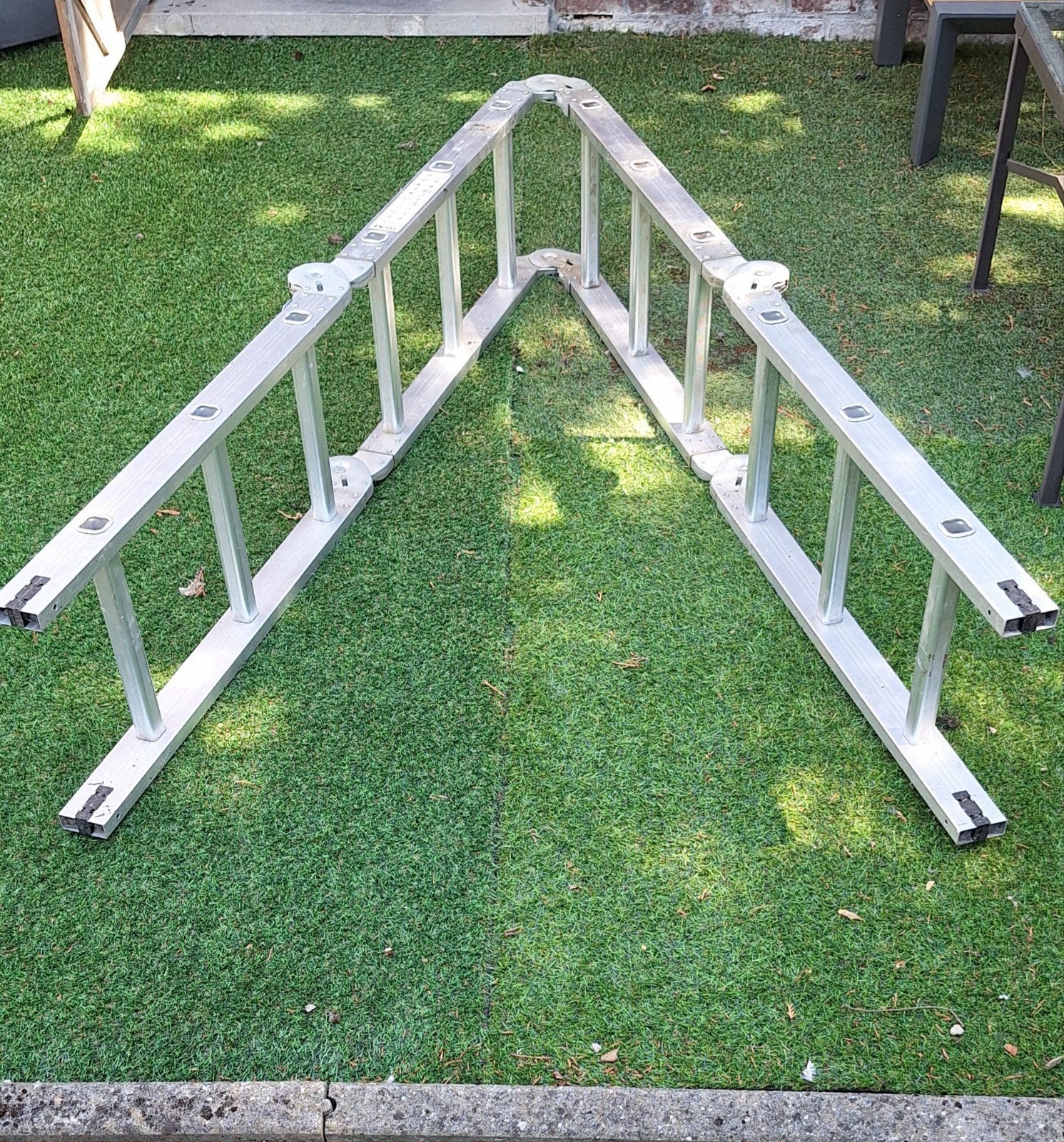plooiladder, Doe-het-zelf en Bouw, Ladders en Trappen, Ophalen, Ladder