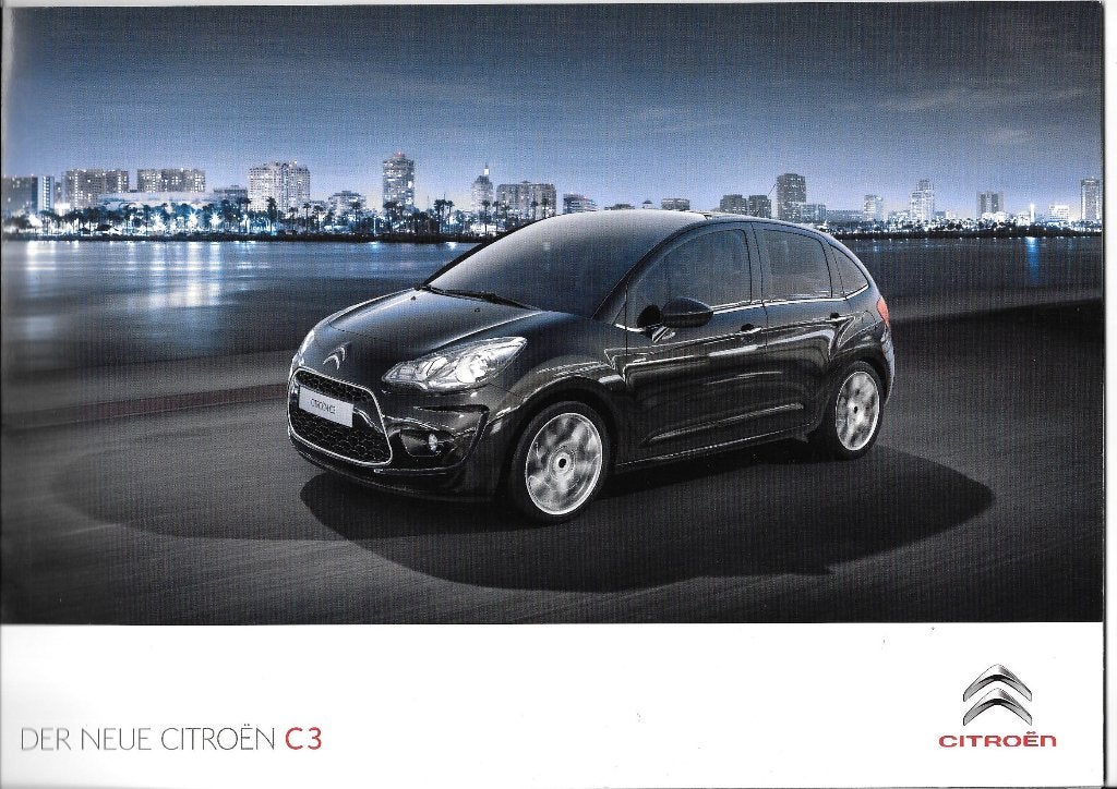CITROËN C3,  2009, Boeken, Auto's | Folders en Tijdschriften, Ophalen of Verzenden, Zo goed als nieuw, Citroën