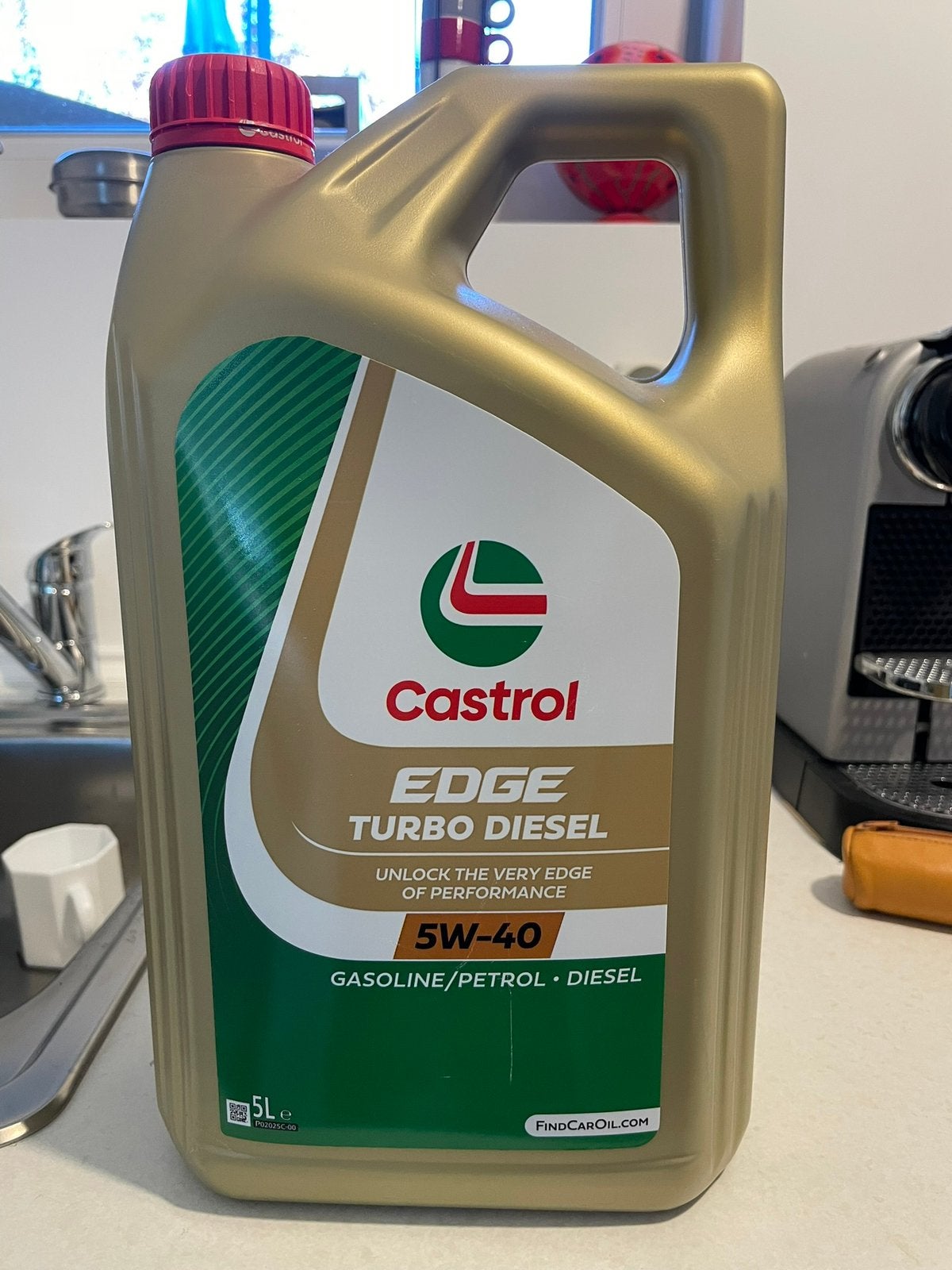 Huile moteur 5L, Enlèvement