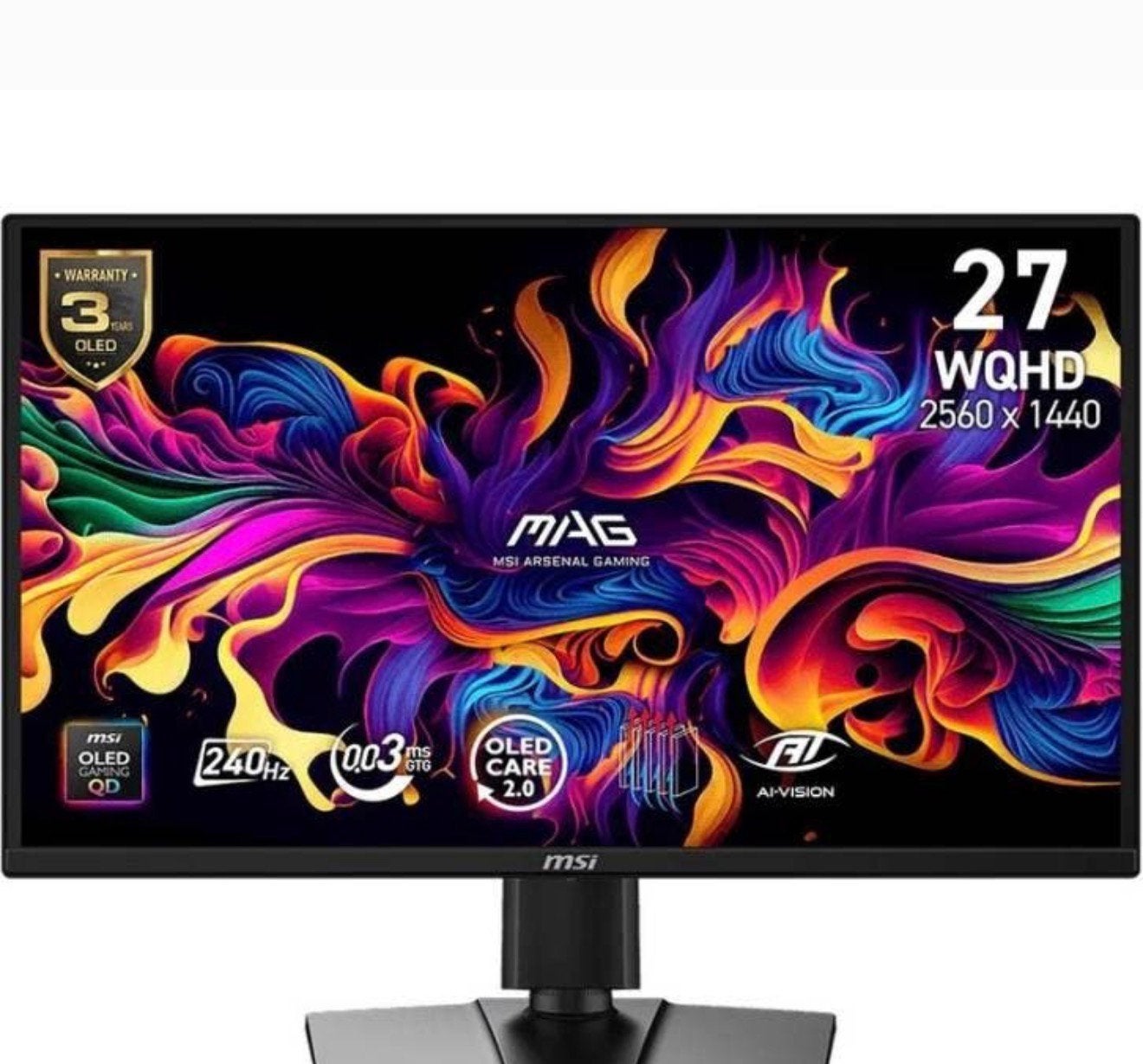 Msi oled gaming monitor, Computers en Software, Gaming, Touchscreen, Ophalen of Verzenden, Zo goed als nieuw
