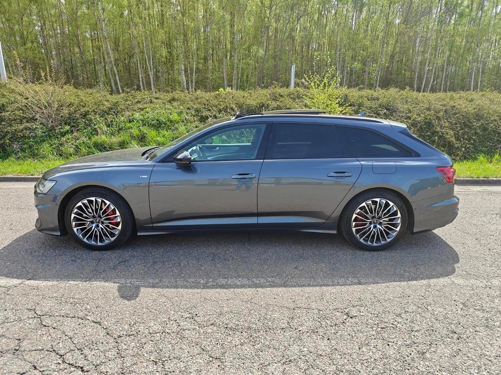🚗  Audi A6 Avant 55 TFSI e Quattro S-line | Dealer nagek, Auto's, Audi, Automaat, 4 cilinders, 34 g/km, Parkeerassistent