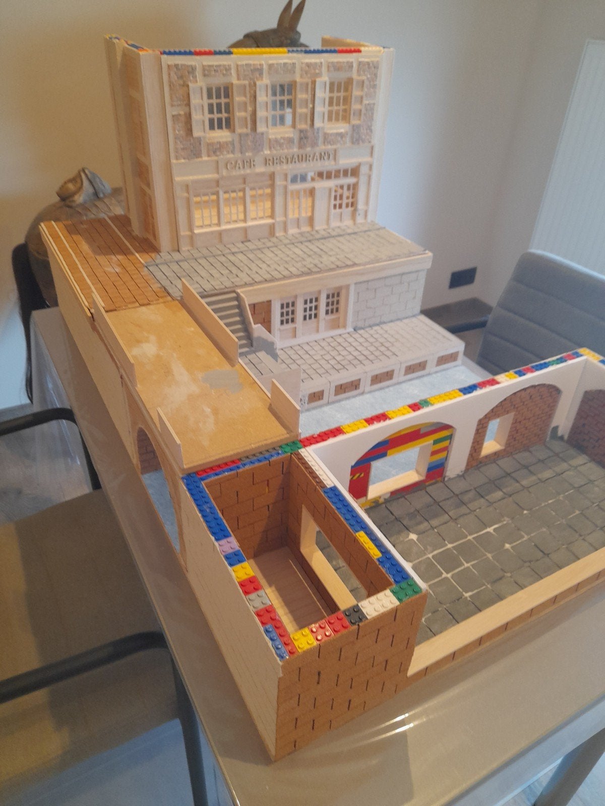 maquette schaal 1/35 om verder aan te bouwen, Ophalen