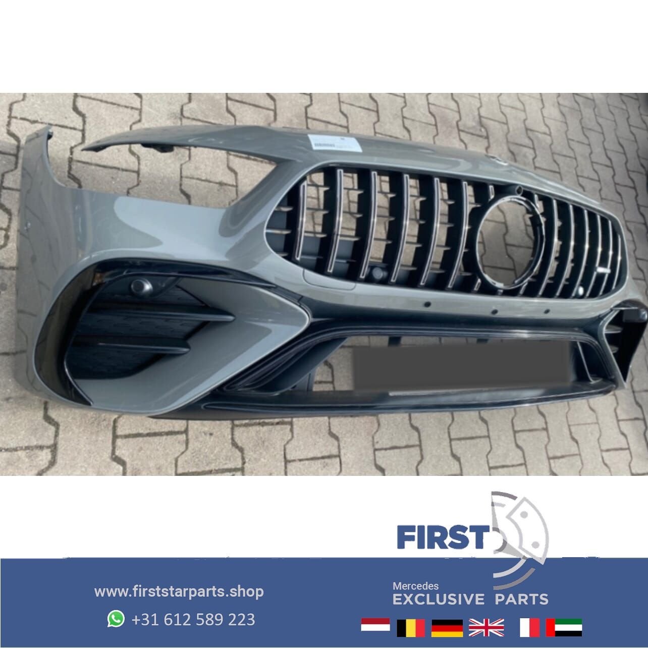 X290 GT63S AMG VOORBUMPER COMPLEET + GT GRIL NARDO GRIJS ORI, Utilisé, -, Avant, -