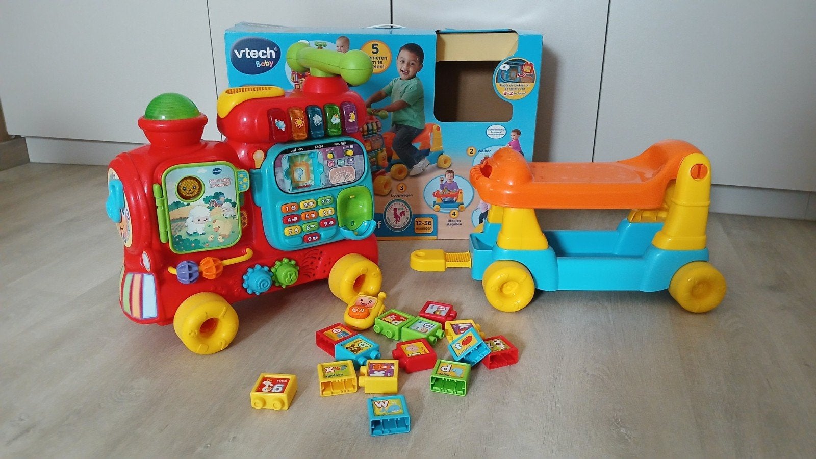 vtech trein, Enlèvement