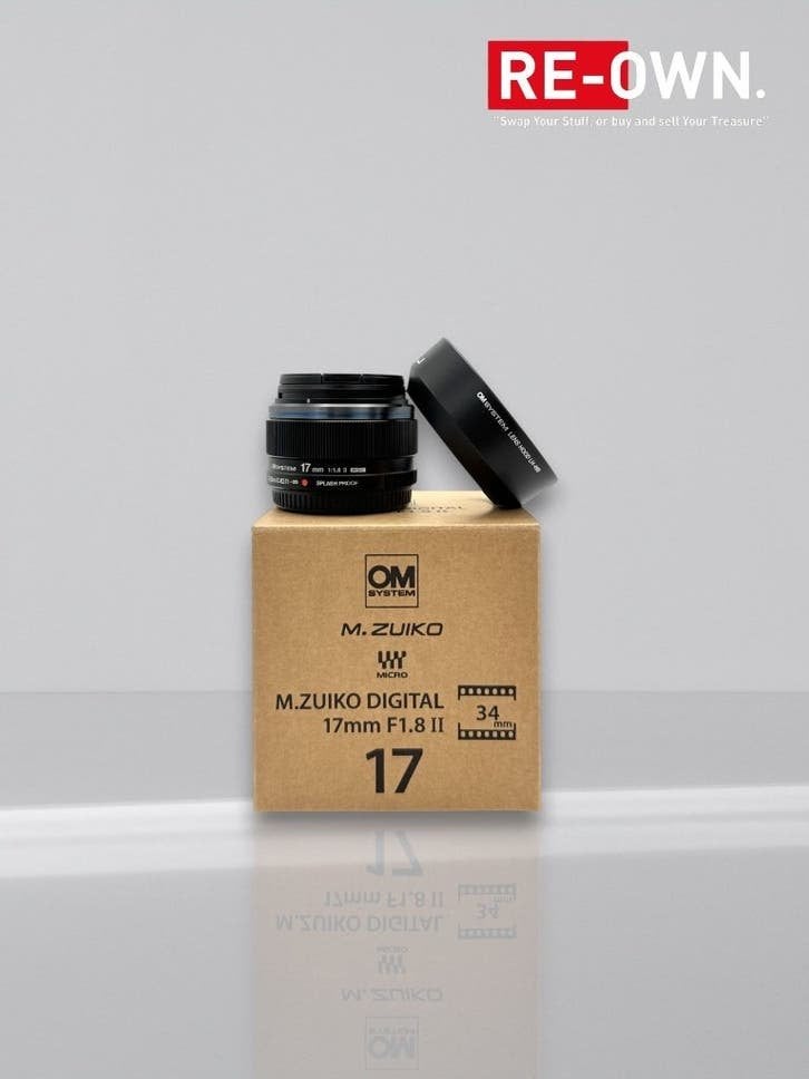 OM SYSTEM M.ZUIKO 17MM F/1.8 II | DOOS | MFT | GARANTIE, ., Micro Four Thirds, Zo goed als nieuw, Autofocus
