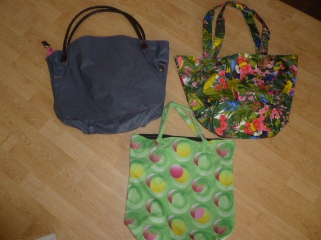 Shopper bag, draagtas of strandtas met rits, Ophalen of Verzenden, Shopper