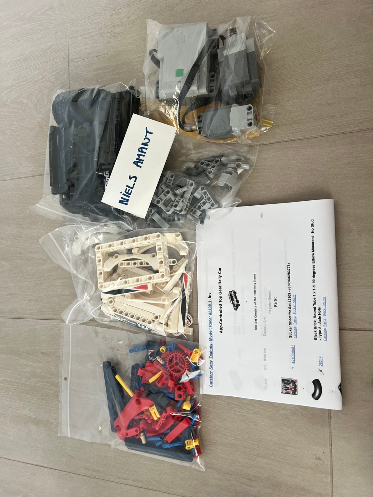 Lego 42109 top gear rally car, Ophalen, Lego, Zo goed als nieuw, Compleet