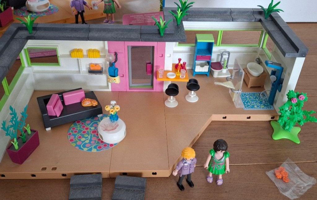 playmobil city life rajout pour maison moderne 5586, Bâtiment, Comme neuf, City life, Kit complet