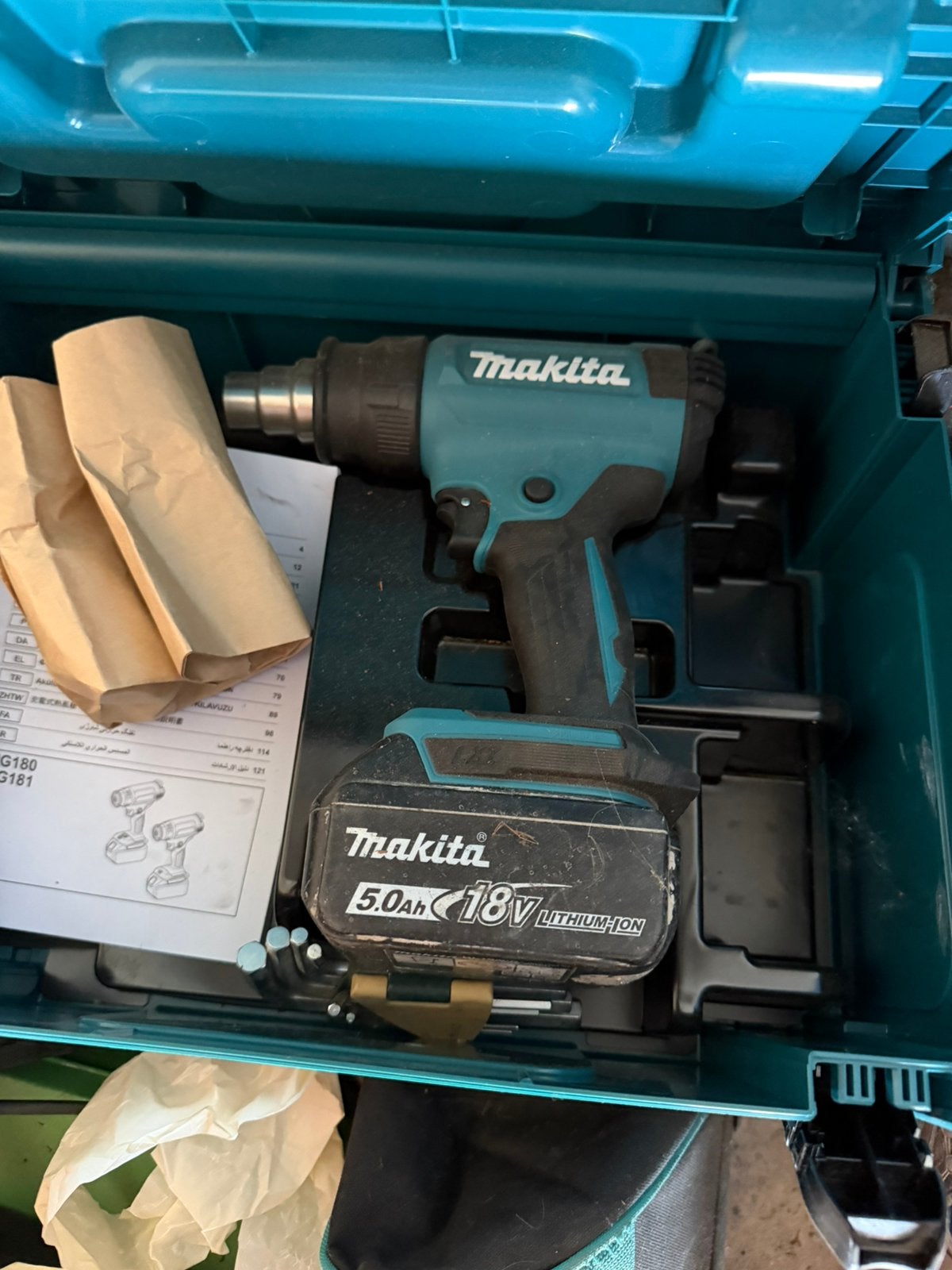 Makita dhg 180zj, Doe-het-zelf en Bouw, Gereedschap | Boormachines, Ophalen, Zo goed als nieuw