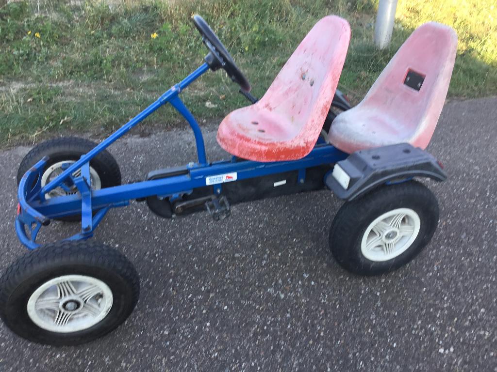 Go cart met remork, Ophalen