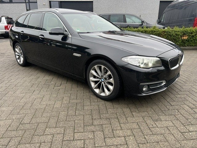 Bmw 520da Touring 163pk Pano/Leder/Led, Autos, Cuir, Entreprise, Automatique, Capteur de lumière