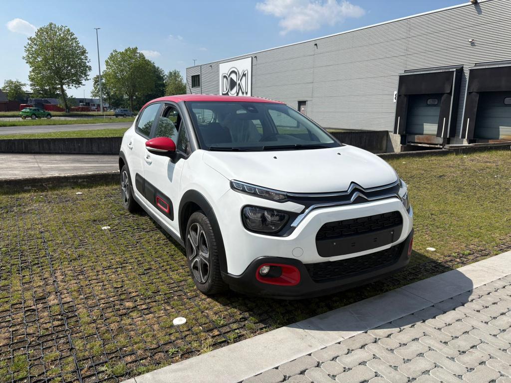 Ctiroën C3 | 1.2 benzine | Euro 6 | 124.000 km, Auto's, Stof, Bluetooth, Euro 6, Wit