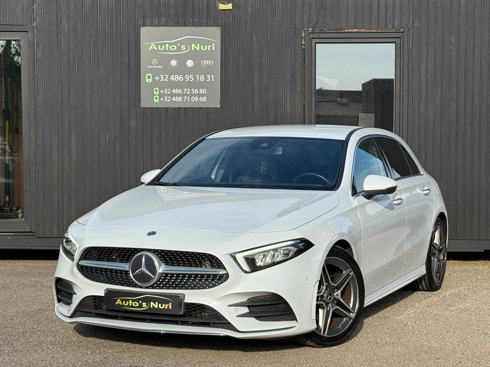 Mercedes-benz a180d amg diesel 2019 automaat 12M GARANTIE, Achat, Euro 6, Entreprise, 5 portes