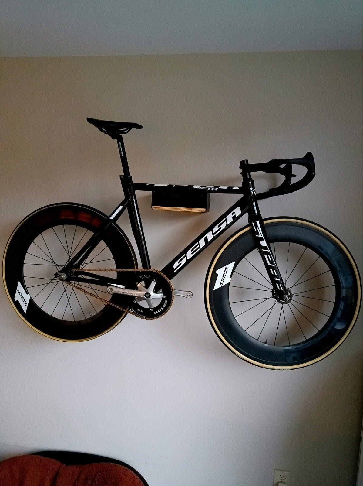 Piste / Baan fiets, Moins de 10 vitesses, Aluminium, Comme neuf, Enlèvement