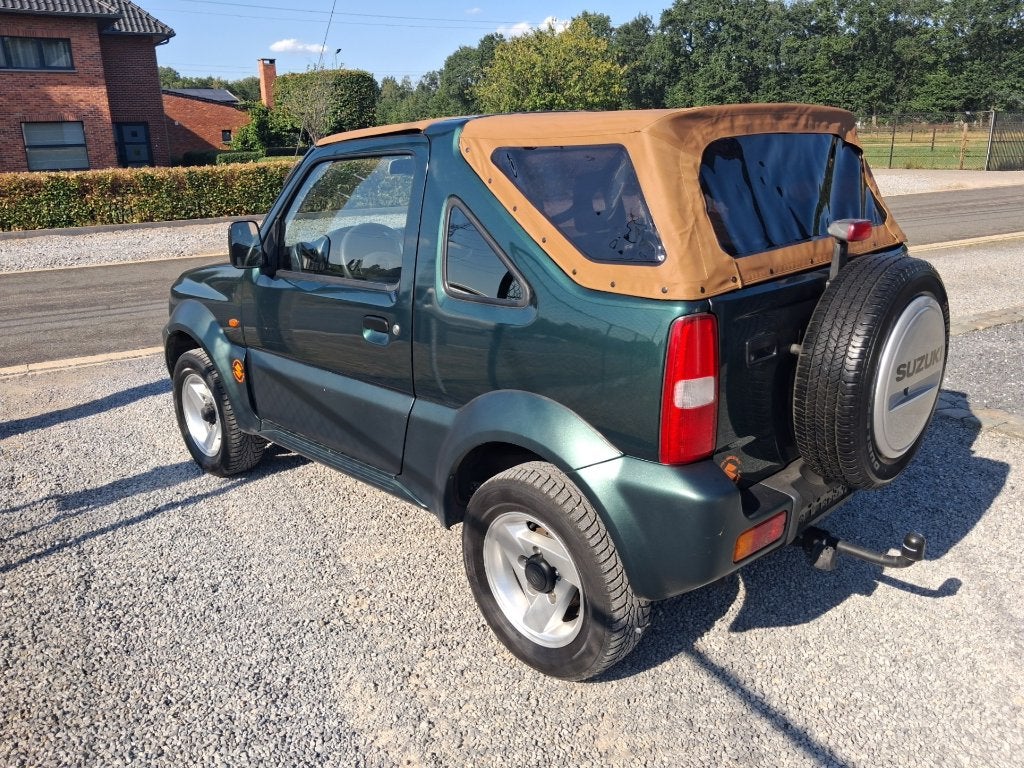 suzuki jimny #4x4# nieuwe softtop !!bj 2008!! gekeurd, Auto's, 4 zetels, Stof, Zwart, Bedrijf