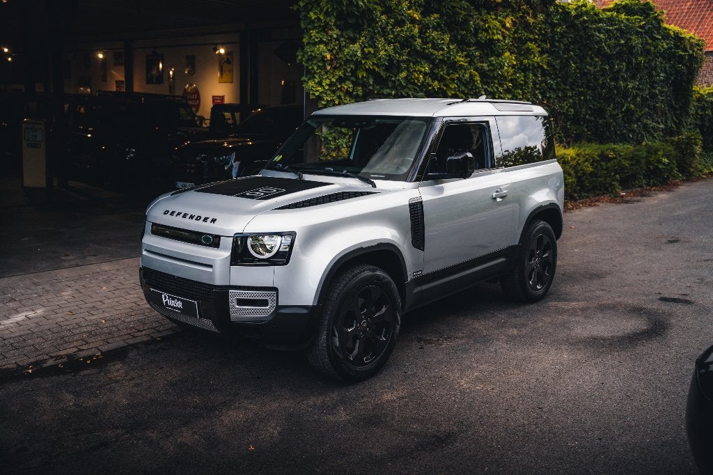 Land Rover Defender 90/3 litres/Fret léger/hors TVA, Autos, Argent ou Gris, Achat, Euro 6, Entreprise